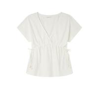 Springfield Swiss Embroidered V Neck Top T-Shirt avec col en V Femme