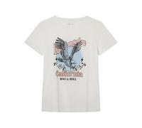 Springfield T-Shirt pour Femme, Beige Clair, Taille S