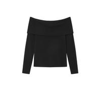 Springfield, Top Femme Épaules Dénudées, Collection Culpa Tuya (À Contre-Sens), Noir, XS