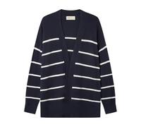 SPRINGFIELD Viscose Nylon Opened Cardigan, Bleu Marine, L Femme