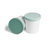SPRINGLANE lot de 2 récipients à glace 1L, récipients de conservation pour glaces, sans BPA en qualité alimentaire (Menthe, 2 pièces)
