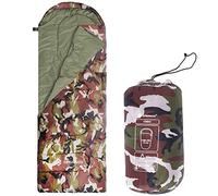 SPRINGOS 73 x 210 cm Sac de Couchage avec Sac de Rangement Momie Outdoor Randonnée Pique-Nique Camping Festival Couverture avec Capuche