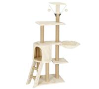 SPRINGOS Arbre à chat avec nid suspendu, niche, échelle, 136 cm
