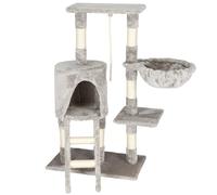 SPRINGOS Arbre à chat avec surface de couchage, maison pour chat, corde de jeu, 96 cm