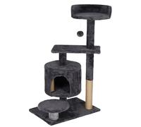 SPRINGOS Arbre à chat avec troncs en sisal, 4 niveaux, 87 cm