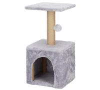 SPRINGOS Arbre à chat - Maison de jeu - Plateforme - Poteaux en sisal - 62 cm
