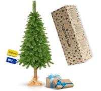 SPRINGOS Arbre de Noël Artificiel Pin Naturel Toile de Jute 220 cm