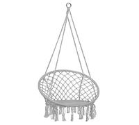 SPRINGOS Balancelle suspendue avec franges, Fauteuil suspendu en design macramé, Balancelle de jardin