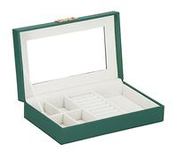 SPRINGOS Boîte à bijoux avec fenêtre décorative 23,5 x 14 x 5,5 cm