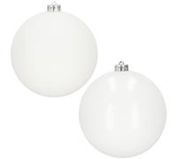 Springos Boules de Noël à suspendre Diamètre 15 cm 2 pièces Décorations pour sapin de Noël