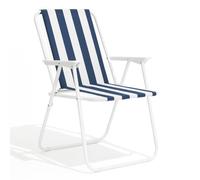 SPRINGOS Chaise Pliante Chaise de Camping avec accoudoirs Camping-Vacances Festival-Saison 52 x 74 cm