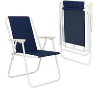 SPRINGOS Chaise de Plage Pliante pour Camping et Pêche avec Accoudoirs - Festival-Saison 52 x 74 cm