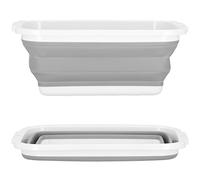 SPRINGOS Collecteur de linge, panier de transport, pliable, en silicone, 8,5 l