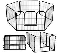 SPRINGOS Enclos pliable pour petits animaux 6 pièces 60 cm de haut