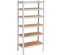 Springos® Étagère en métal pour garage ou cave 110 x 225 x 50 cm, 6 tablettes - max 900kg