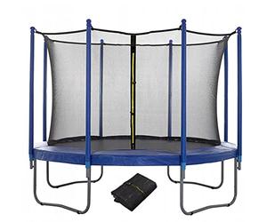 SPRINGOS Filet de sécurité intérieur pour Trampoline diamètre 305 cm pour Trampolines avec 8 poteaux Hauteur 180 cm Filet Anti-Chute Accessoires pour Trampolines pièce de Rechange