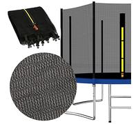 SPRINGOS Filet extérieur pour Trampoline 10 poteaux Trampolines diamètre 460 cm (15ft) Hauteur 180 cm Filet de sécurité Filet antichute Filet de Remplacement Accessoires