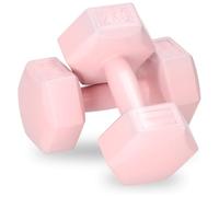 SPRINGOS Haltères Hexagonales 2 x 2 kg pour Musculation, Fitness, et Cardio - Haltères Sechouants pour Femmes en Polypropylène