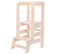 SPRINGOS® Montessori Tour d'apprentissage et observation pour enfants, Kitchen Helper, Made in EU - Bois Naturel