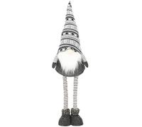 SPRINGOS Nain de Noël décoratif 54-86 cm Hauteur réglable Bonnet pointu