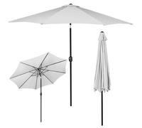 Springos® Parasol De Jardin Avec Fonction D'inclinaison Et Système À Manivelle 300 X 245 Cm Multicolore