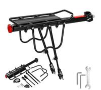 SPRINGOS Porte-Bagages vélo en Aluminium Charge Max. 10 kg Noir 57x16x40cm