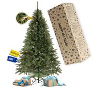 SPRINGOS Sapin de Noël Artificiel en épicéa du Caucase 250 cm, Naturelle