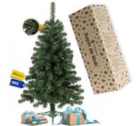 SPRINGOS Sapin de Noël Sapin de 150 cm Artificiel Fidèle à la Nature Sapin de Noël Support métallique