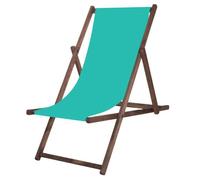 Springos® Transat De Jardin Imprégné Chaise Longue Pliante En Bois De Plage 120 Kg Multicolore