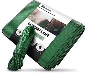 Springreen Bâche Extérieur en Tissu de 2x3m, Solide Housse Extra Imperméable et Renforcée pour Protéger Les Meubles de Jardin, Le Bois, Equipements, Couverture Universelle Résistante aux Intempéries.