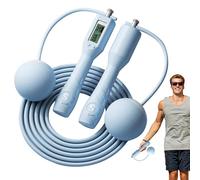 Springs Rope for Men - Pesoned Jump Rope - Corde à sauter précise pour l'entraînement Smart Jump Rope | Springs Rope with Counter, Corde à sauter d'entraînement sans glissement, corde à sauter