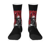 Springsteen Rock Singer Bruce Chaussettes The Boss rock band périphériques Unisexe tendance Couleur contrastée mi-tube Chaussettes Album classique couleur festival de musique soutien équipement