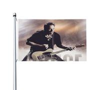 Springsteen Rock Singer Bruce Drapeau imprimé recto verso 3x5FT The Boss rock commémoratif drapeau cour/garage/concert fête décoration œillets métalliques collection de fans cadeau