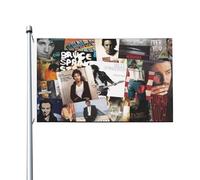 Springsteen Rock Singer Bruce Drapeau imprimé recto verso 3x5FT The Boss rock commémoratif drapeau cour/garage/concert fête décoration œillets métalliques collection de fans cadeau