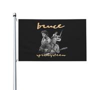 Springsteen Rock Singer Bruce Drapeau imprimé recto verso 3x5FT The Boss rock commémoratif drapeau cour/garage/concert fête décoration œillets métalliques collection de fans cadeau