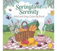 Springtime Coloring Book: 50 Beautiful Illustrations of Nature’s Awakening