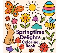Springtime Delights Coloring Book: Joyful Scenes to Color