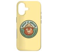 Springtime Smokey Bear Keep It Green Head Logo Coque pour iPhone 17