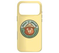 Springtime Smokey Bear Keep It Green Head Logo Coque pour iPhone 17 Pro Max