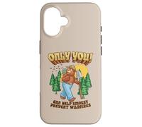 Springtime Smokey Bear Only You Hiking Coque pour iPhone 16