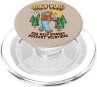 Springtime Smokey Bear Only You Hiking PopSockets PopGrip pour MagSafe