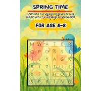Springtime Word Hunt: A Blooming Word Search Adventure: Celebrate the Season with Fun Puzzles - Perfect for Kids Ages 4-8