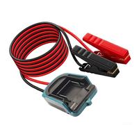Springwillfly Adaptateur de câble 12 AWG compatible avec batterie Ma-Kita 12 V pour démarrage de voiture portable en plastique boîtier en métal léger 1,5 m pour mécaniciens entrepreneurs amateurs