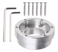 Springwillfly Adaptateur de support de roue Logitech pour G29 pour G920 G923 conçu pour correspondre au diamètre du cercle de pas de 70 mm standard (argenté)