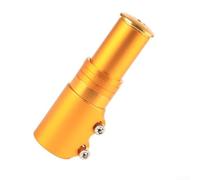 Springwillfly Adaptateur de tube de fourche en métal pour guidon de vélo pour répondre à diverses exigences d'anthropométrie du cycliste (taille unique, doré)