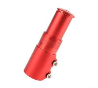 Springwillfly Adaptateur de tube de fourche en métal pour guidon de vélo pour répondre à diverses exigences d'anthropométrie du cycliste (taille unique, rouge)