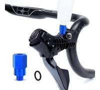 Springwillfly Adaptateur d'entonnoir de purge d'huile hydraulique pour leviers de vitesse de vélo de route R7020 R7120 R8020 R9120 R7170 R8170 R9270, design compact et en alliage d'aluminium (A)