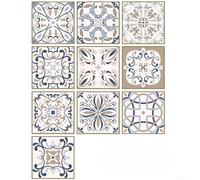 Springwillfly Autocollants muraux amovibles en PVC avec lignes épurées et géométrie abstraite pour cuisine et espace de vie amélioré (D)