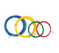 Springwillfly Bande de cintrage de tube en cuivre intégré pour tuyau de climatisation en plastique PE, kit de cintreuse de tuyau de climatisation, support de ligne de courbure en tailles 1/4", 3/8", 1
