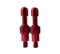 Springwillfly Cache-vis décoratifs M10 en aluminium CNC pour rétroviseur de moto, support de vue arrière pour montage, rouge (rouge)